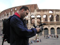 Shooting in Rome for the Travel Channel